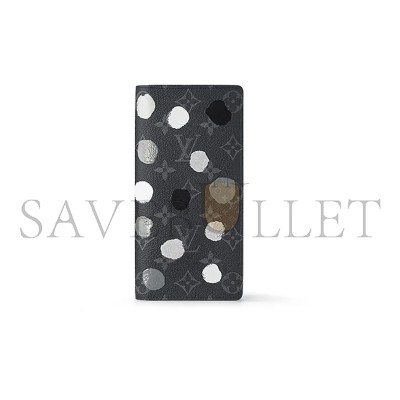 LOUIS VUITTON X YAYOI KUSAMA BRAZZA POLKA DOT WALLET M81932 (19*10*2cm)